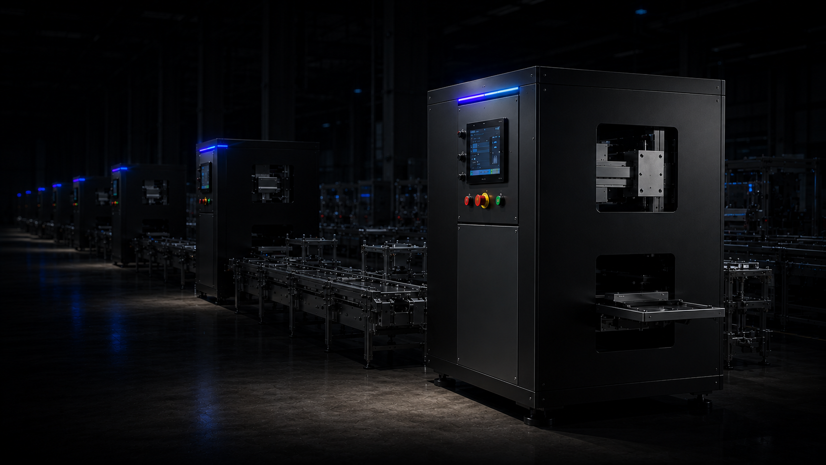 AIM-T1 systems deployed across a production line